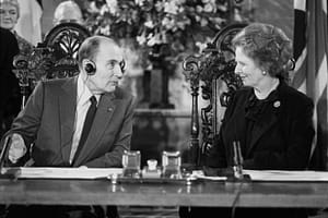 mitterand-thatcher, relationship between the French and the English