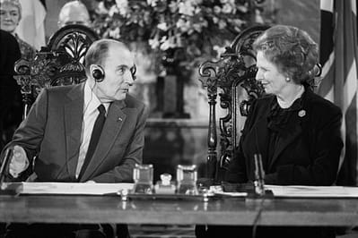 mitterand-thatcher, relationship between the French and the English