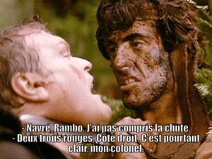 Interprétation de sous-titres. Sous titres pas bons : l'interprétation a des limites